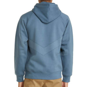 Sweat à capuche pour homme couleur unie au prix de gros avec nom de marque personnalisé - Product Image 2