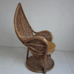 Brown Color Mid-Century Modern Artistic Craftsmen Antique Classic Rattan <b>chairs</b> made by local Indonesian - Product Image 6