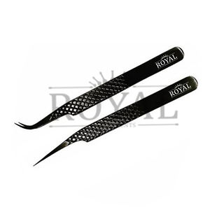 Pinzas de extensión de pestañas calientes de color negro de acero inoxidable Lady Use Best Eyelash Tweezers Sets - Product Image 3