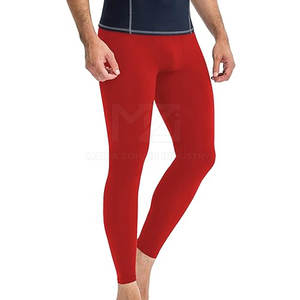 Leggings de Compresión de Cintura Alta, Efecto Push-Up, Color Personalizado Disponible, Transpirables, Cintura Elástica, Spandex/Poliéster para Hombre - Product Image 5