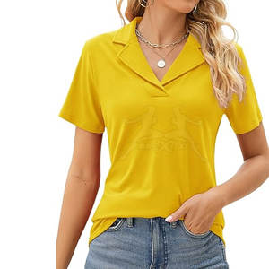 Polos de alta calidad informales para mujer, polos ligeros hechos con diseño personalizado, polos para mujer - Product Image 1