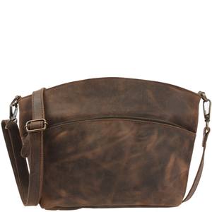 Petit sac à bandoulière pour femmes en cuir de boue au design classique avec bandoulière réglable et amovible - Product Image 1