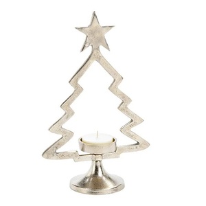 Metal <b>Square</b> <b>Candle</b> Holder Stand with Antique Finish Handmade Christmas Party Decoration by the QUALITY COLLECTION India - Product Image 6