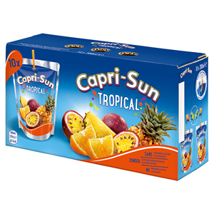 Bolsas de jugo de naranja Capri-Sun de 200 ml, paquete de 12 unidades, cajas de exhibición para venta al contado y transporte, para clubes mayoristas y cadenas minoristas - Product Image 2