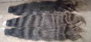 ผมต่อแบบเรมี่หยักศกสีดำขนาด32นิ้วผมมนุษย์ธรรมชาติ - Product Image 5