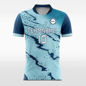Venta al por mayor de camisetas de fútbol personalizadas, camiseta de fútbol transpirable con impresión por sublimación, camiseta del equipo del fabricante - Product Image 1