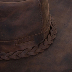 Chapeau de cowboy occidental unisexe en laine 100% sur mesure, feutre de laine avec bandeau en cuir véritable, chapeau de cowboy blanc - Product Image 3