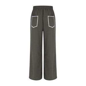 กางเกงวอร์มผ้าคอตตอนแท้สำหรับผู้หญิงกางเกงวอร์มทรงหลวมมีระบายออกแบบได้ตามต้องการ - Product Image 4