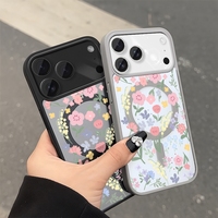 Coque de téléphone en TPU souple avec motif de dessin animé à sublimation magnétique pour 17 Pro Max Blanc Unisexe