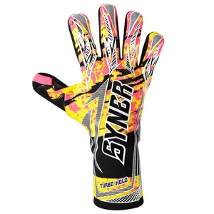 Black Contact German Latex Soccer Football Goalkeeper Gloves Breathable Sports Protective Gear for Sports - Product Image 2