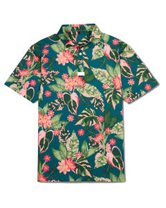 Venta de equipo de calidad de moda con estampado tropical elegante personalizado, camisas transpirables, Polo de golf de calidad - Product Image 1
