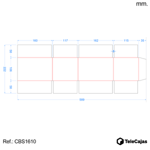 Caja Postal Pequeña y Resistente de Cartón 160x115x102 mm con Solapas BLANCA Interior y Exterior Kraft Aséptico de 2 cm de Grosor - Product Image 6