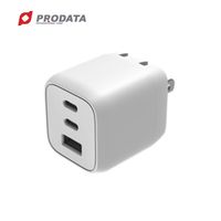 Cargador de Viaje Inteligente PRODATA de 65W con Tecnología GaN y Certificación ISO/REACH ROHS para Electrodomésticos