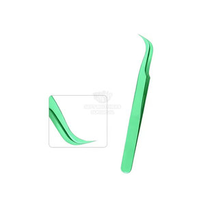 Professional Made Eyelash Tweezers Best Material Eyelash Tweezers Top Quality Eyelash Tweezers - Product Image 2