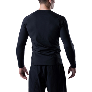 เสื้อรัดรูปของผู้ชายพิมพ์ลายแบบกำหนดเองไม่มี GI rash GUARD ขายส่งโลโก้ของคุณยินดีต้อนรับ - Product Image 6