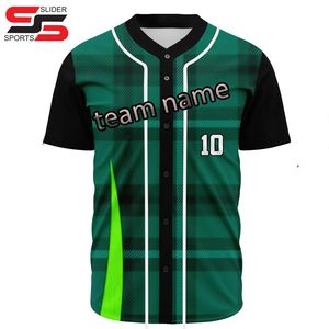 Maillot de baseball personnalisé chemises de baseball cousues uniforme de sport hommes femmes garçons sports d'équipe tenue décontracté - Product Image 3