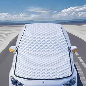 Housse de voiture en film d'aluminium épaissi <span class=keywords><strong>Pare</strong></span>-soleil <span class=keywords><strong>Protection</strong></span> solaire complète des fenêtres Imperméable Universel Anti-gel - Product Image 1