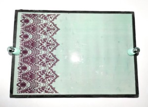 Style arabe vadrouille incrustation poignée acrylique plateau de service table décorer fête d'anniversaire ustensiles de cuisine utilisé dernière conception plateaux alimentaires - Product Image 5