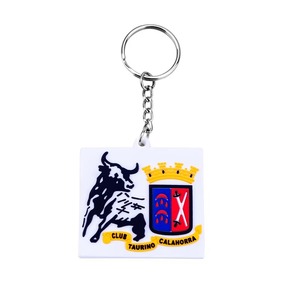 Llaveros de PVC de animales de dibujos animados en 3D personalizados profesionales 3D/2D llavero de PVC de goma suave de silicona personalizado accesorios de moda - Product Image 3