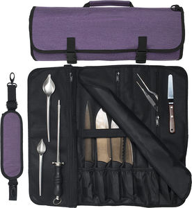 Estuche portátil para cuchillos de Chef, estuche hecho a mano de cuero duradero, herramienta de cocina, almacenamiento, bolsa para cuchillos - Product Image 1