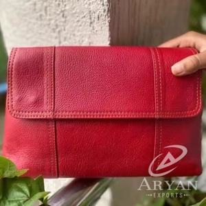 Sac à bandoulière en cuir uni pour femmes, sacs à main élégants pour femmes - Product Image 1