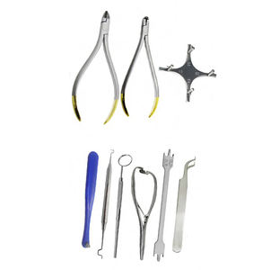 Juego de implantes quirúrgicos de ortodoncia Dental de 9 piezas de alta calidad, manual de acero inoxidable de alta calidad, agarre ergonómico aprobado por CE - Product Image 6