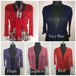 Poncho de encogimiento de hombros de playa para mujer, cárdigan Bolero con frente abierto, lazo en la cintura, ajuste holgado, talla UK 6-28, talla libre, colores vibrantes, trajes de vacaciones - Product Image 5