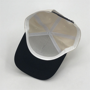 หมวกเบสบอล5แผงแบบสั่งทำ3D เต็มรูปแบบปักลายจุดปรับขนาดได้สไตล์สปอร์ตทำจากผ้าฝ้ายโพลีเอสเตอร์สำหรับผู้ชาย - Product Image 3