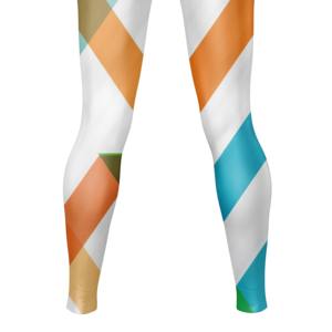 Leggings de yoga pour femmes, design personnalisé par sublimation, tissu en spandex/nylon, séchage rapide, effet push-up pour les fesses - Product Image 5