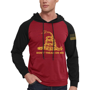 Hoodie d'hiver personnalisé brodé, écologique, en coton, patchwork, coupe classique, longueur standard, pour homme, marque privée, OEM, ODM, usine - Product Image 1