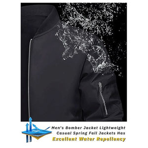 แจ็คเก็ตบอมเบอร์สำหรับผู้ชายเสื้อแจ็คเก็ตบอมเบอร์ไซส์ใหญ่พิเศษสำหรับฤดูใบไม้ผลิกลางแจ้ง2025 - Product Image 3