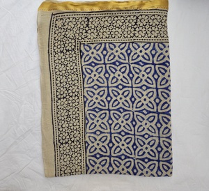 Sarong de playa de algodón con estampado de bloque de mano indio, pareos de playa, tela de gasa suave, Pareo de verano, bufanda con borde Jari, regalo para ella - Product Image 1