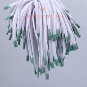 Sudadera con capucha de poliéster 100% con acabado brillante Cordones recubiertos de silicona plana y redonda-Cuerda - Product Image 2