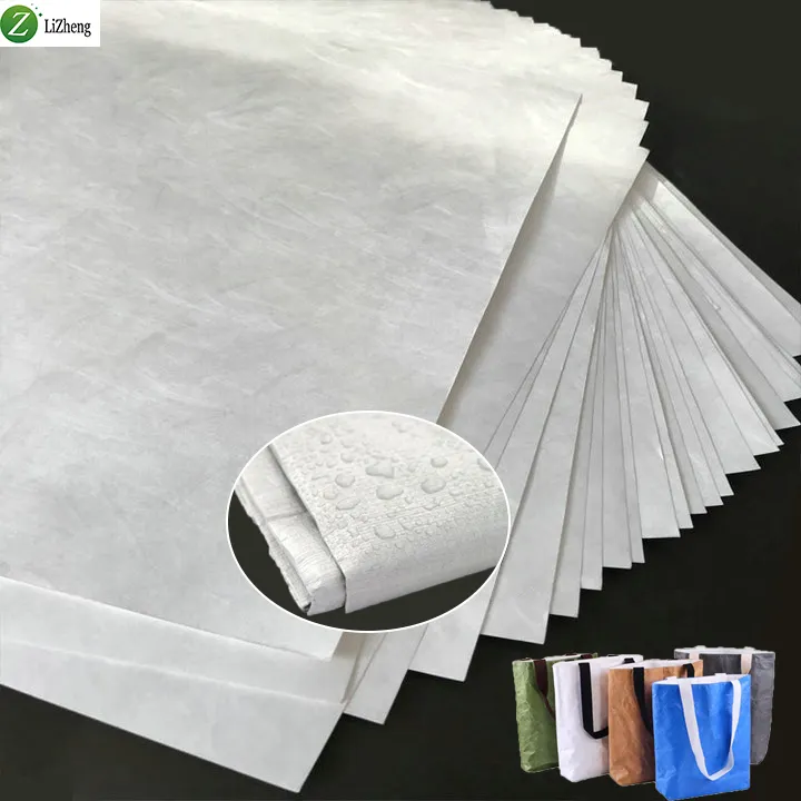 Lizheng tyvek material untearable paper 1025d 1056d 1070d 1073d Printable Tyvek Paper Sheets tyvek paper sealing
