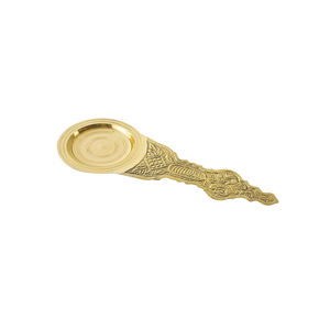 Support de brûleur à camphre en laiton gaufré de qualité exclusive - Product Image 1