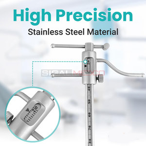 Vente en gros de jauge d'orthodontie dentaire de qualité supérieure localisateur de hauteur de support manuel en acier inoxydable allemand pour la chirurgie générale - Product Image 4