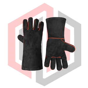Guantes de Soldadura de Alta Calidad Negros para Soldadura TIG/MIG, Textura Suave, Antivibración, Anticalor, Antiestáticos, Sin Polvo, Sin Silicona - Product Image 4