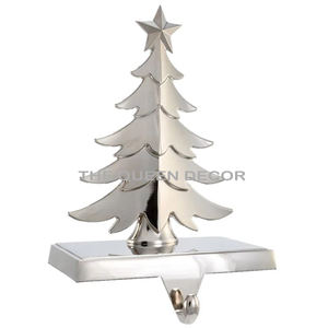 Soporte de calcetín navideño de aluminio de estilo moderno decorado personalizado al por mayor sublimación en blanco para decoraciones navideñas - Product Image 5