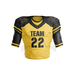Meilleur Design Ensembles Uniformes de Football Américain Haute Qualité Léger Impression de Logo Personnalisé Respirant Plus Size 100% Polyester - Product Image 3