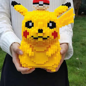 Ensemble de blocs Nano Bricks pour Pokémon Pikachu, en plastique ABS, modèle de dessin animé DIY, jouet éducatif pour cadeau, figurine Pikachu - Product Image 3