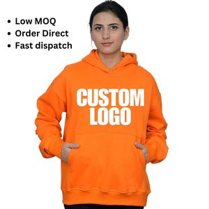 Logo personnalisé Corel femmes coton sweats à capuche surdimensionnés 400 gsm bas quantité minimale de commande prix compétitif RTS prêt à expédier sérigraphie impression broderie - Product Image 1
