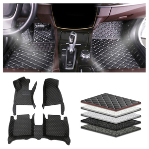 <span class=keywords><strong>Tapis</strong></span> <span class=keywords><strong>de</strong></span> <span class=keywords><strong>sol</strong></span> <span class=keywords><strong>de</strong></span> <span class=keywords><strong>voiture</strong></span> pour <span class=keywords><strong>BMW</strong></span> pour la série <span class=keywords><strong>3</strong></span> Trois compartiments avec deux portes 2008-2011 Antidérapant Accessoires d'intérieur en cuir Riz noir - Product Image 6