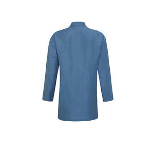 เสื้อทูนิควินเทจผ้าป๊อปลิน คอจีน แต่งกระดุม - Product Image 3