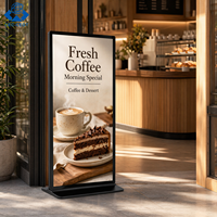 Pantalla LCD Táctil ZDHQ de 98 Pulgadas con Sistema Android, Cartel Digital para Uso en Interiores en Metro y Centros Comerciales