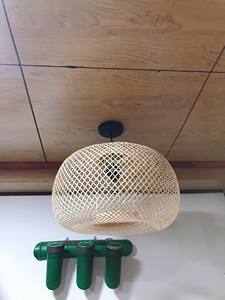 Natural Bamboo Woven Pendant Lamp Eco Friendly Handmade <b>Ceiling</b> <b>Light</b> Fixture Ideal For Modern Home Cafe Restaurant Resort - Product Image 2