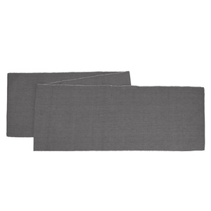 100% coton côtelé Table napperon et coureur de luxe moderne solide carré motif lin napperons pour la maison hôtels mariages - Product Image 6