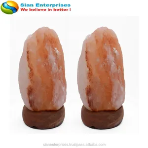 Sian Enterprises Lampe au sel de thérapie aromatique naturelle Style himalayen sculpté pour la décoration de la maison Feng Shui - Product Image 6
