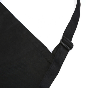 Delantales Cocina Personalizado Color Liso Negro Camarero Impermeable Logo Delantal - Product Image 6