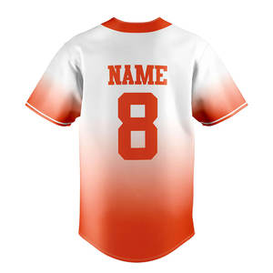 Uniformes de béisbol personalizados de dos tonos nueva temporada uniforme de softbol de secado rápido Slim Fit hombres uniforme de béisbol de botón completo - Product Image 2