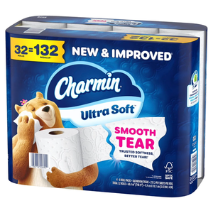 Charminn Ultra Soft 2-Ply Toilet Paper 32 rolls, 215 <b>sheets</b>/roll - Product Image 4